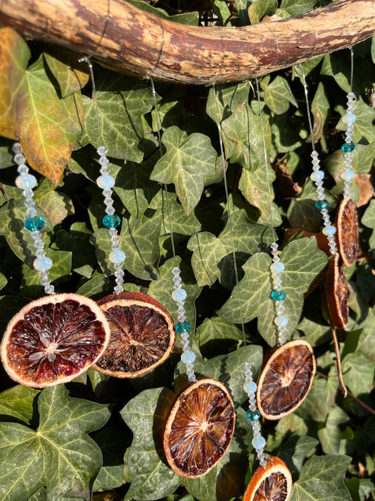 Glass Bead Orange Hanger