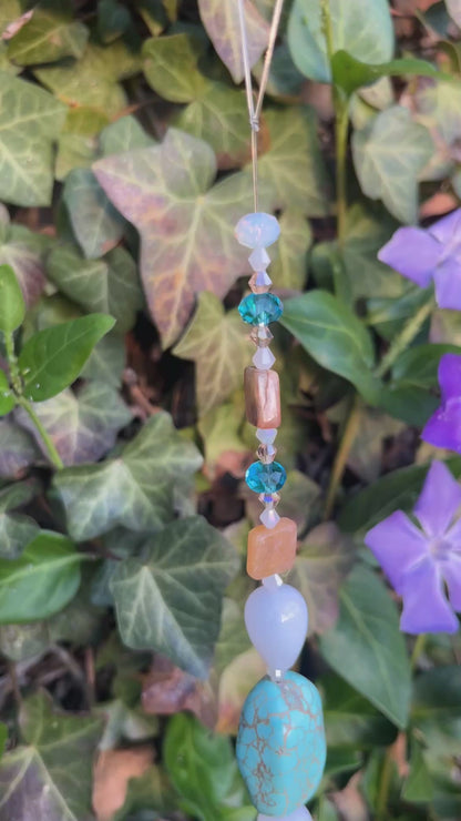 Blue and Orange Suncatcher